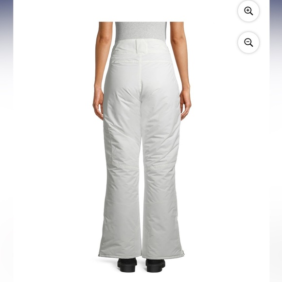 Swiss Tech Womens Ski Snowboard Pants Ivory Small Insulated Outdoor Winter Warm - Picture 16 of 16